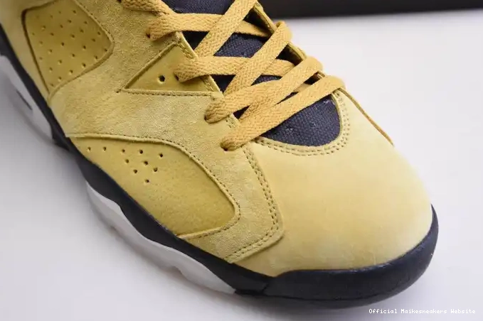 Official Maikesneakers X AIR JORDAN 6 TRAVIS YELLOW SCOTT CN1084-300 0525